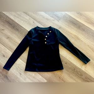 Black sweater top